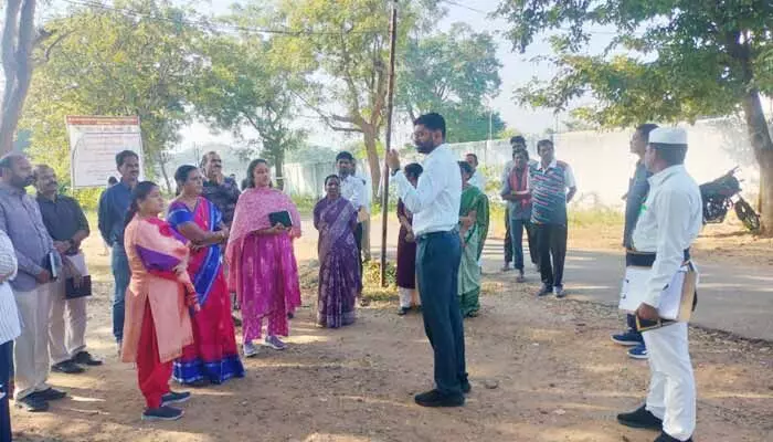 The collector inspected key facilities and directed officials to complete repair, cleanliness, greenery and security arrangements ahead of the CM’s visit.