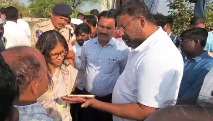 Locals and youth protest against attempts to block Maktal development projects, highlighting public interest and transparency.