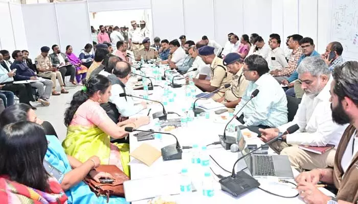 Telangana Rising Global Summit on Dec 8–9 at Maheshwaram & Mirkhanpeta; 500+ companies, 2000+ entrepreneurs, aimed at future growth planning.