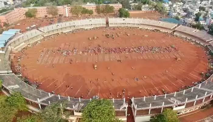 Vijayawada Indira Gandhi Stadium to be upgraded with Rs. 53 crore for international cricket standards; work starts with Rs. 30 crore first phase.