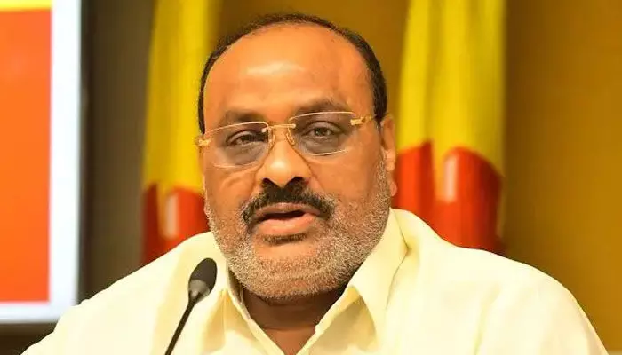 Minister Kinjarapu Atchhanaidu urges farmers to stay alert as the low-pressure system in South Andaman may intensify into a storm.