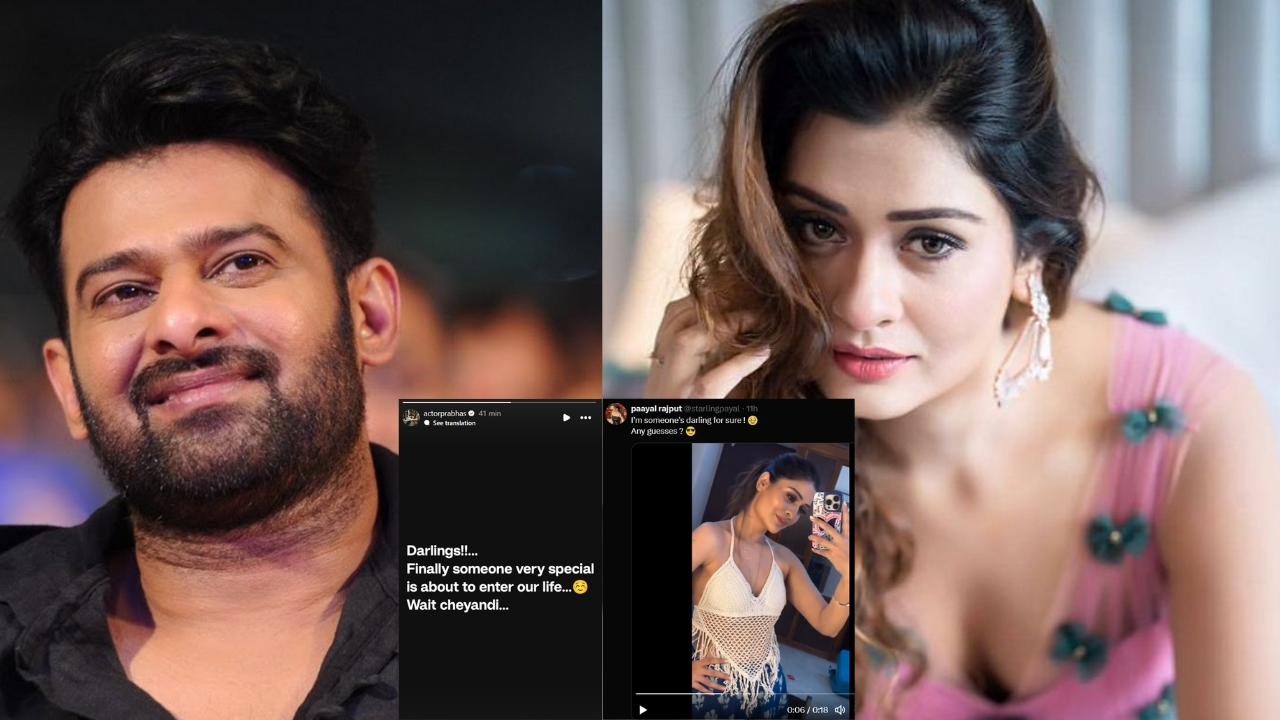 Payal Rajput’s adorable post praising Prabhas goes viral on social media, drawing funny and warm reactions from fans.