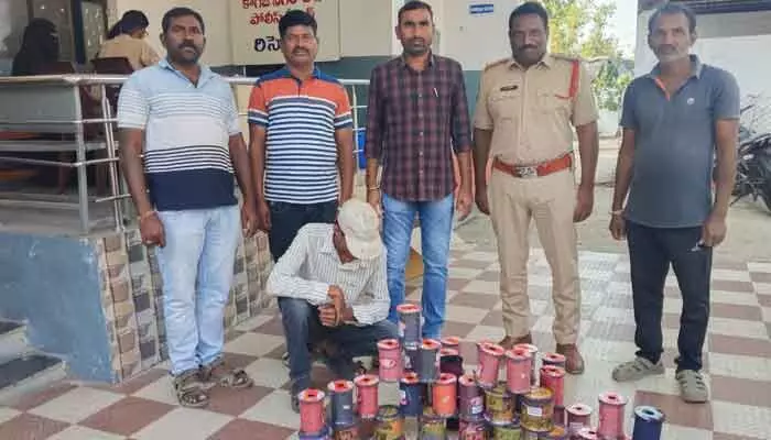 CCS police seized 54 banned Chinese manja reels in Asifabad and Kagaznagar, registering cases against two persons for illegal sale.