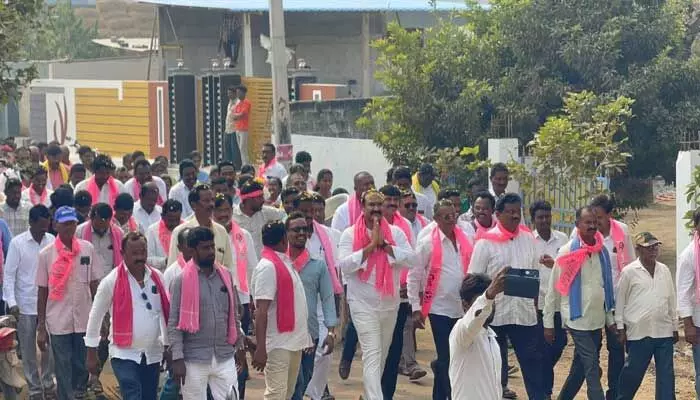 BRS proves its dominance in Anantagiri Mandal as leaders are felicitated; party urges members to remain committed despite political challenges.