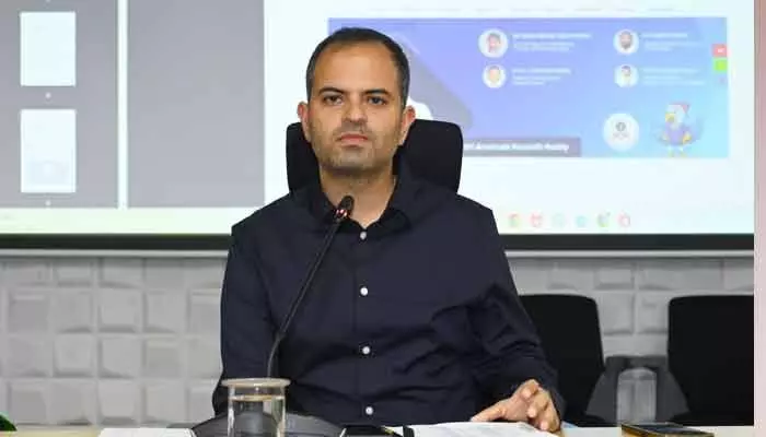 Collector Rahul Sharma directs officials to expedite construction of 3,943 approved Indiramma houses for the poor.