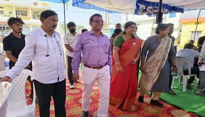 Palamuru University NSS students organize free mega medical camp, providing healthcare to over 500 villagers and raising awareness.